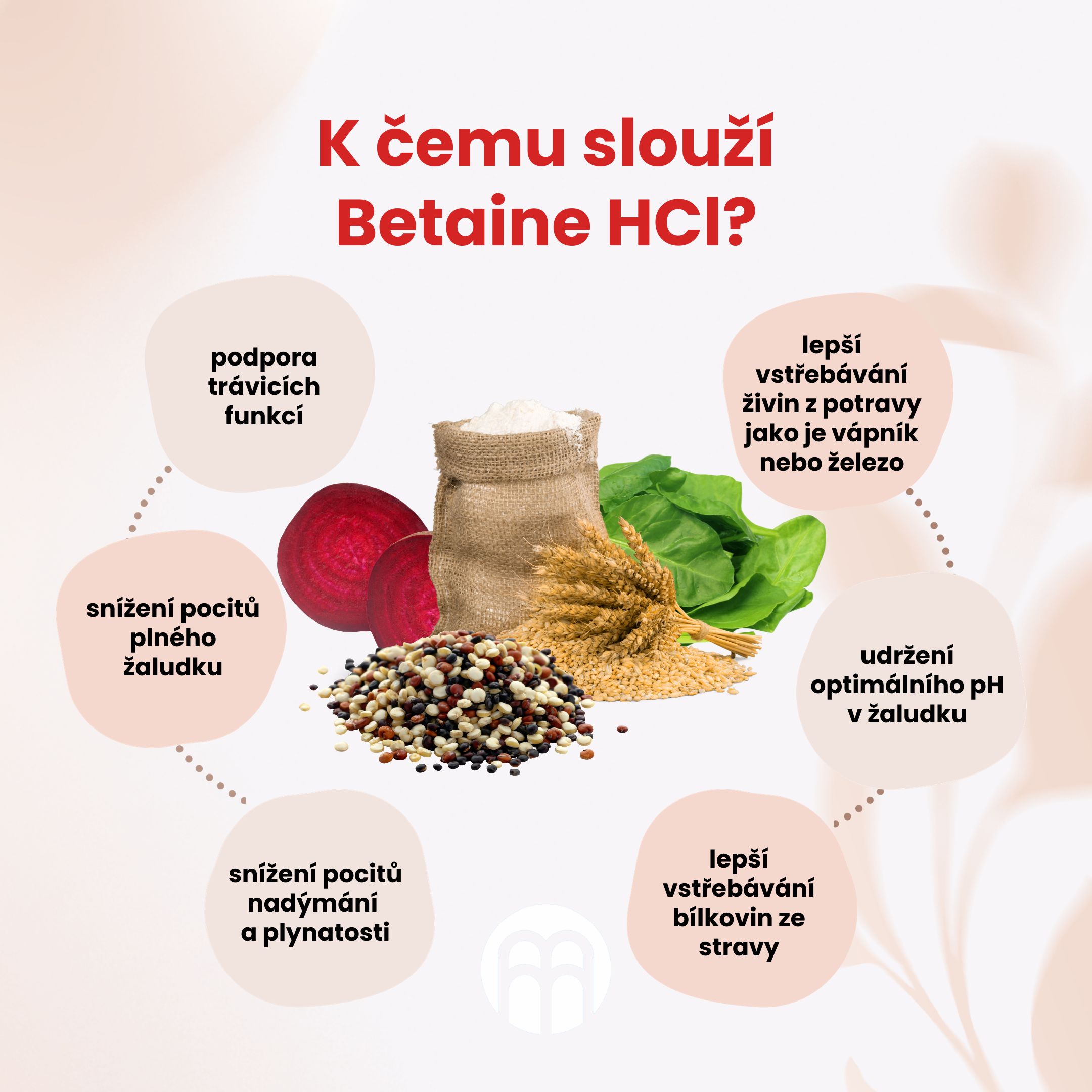 K čemu slouží Betaine HCl-2